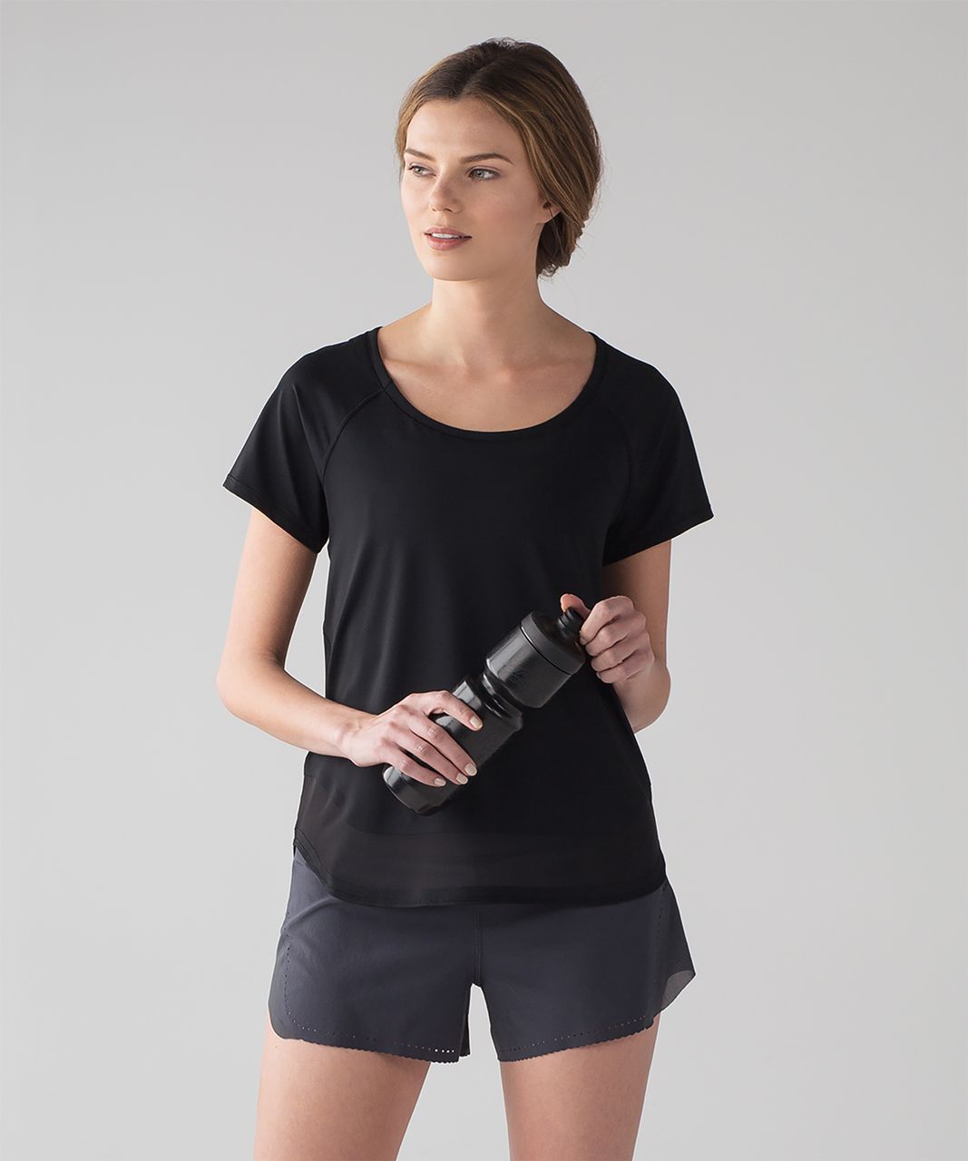 Lululemon Waterside Relaxed Uv Protection Short Sleeve - Black