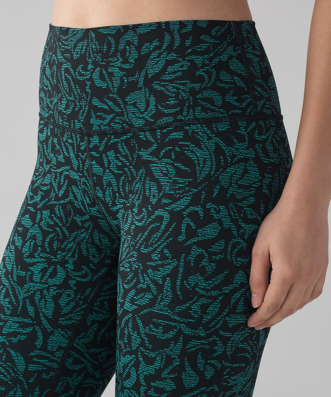 Lululemon Wunder Under Hi-Rise 7/8 Tight (Full-On Luxtreme) - Thrive  Viridian Green Black - lulu fanatics