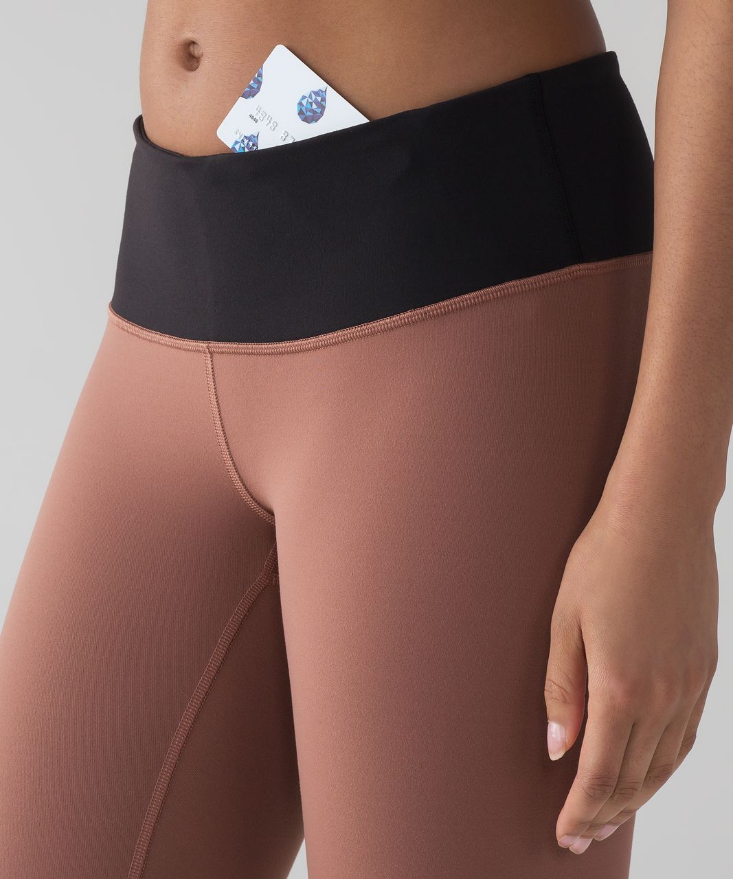 Lululemon Wunder Under Low-Rise Tight (Full-On Luon) - Henna / Black - lulu  fanatics