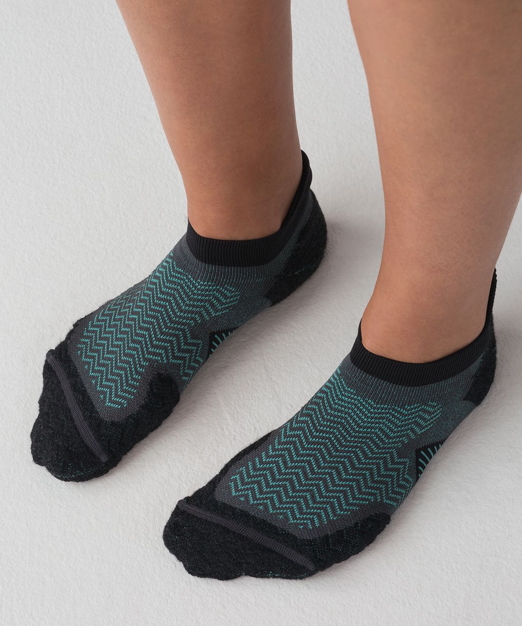 Lululemon Speed Sock *Silver - Blue Tied / Eucalyptus / Black