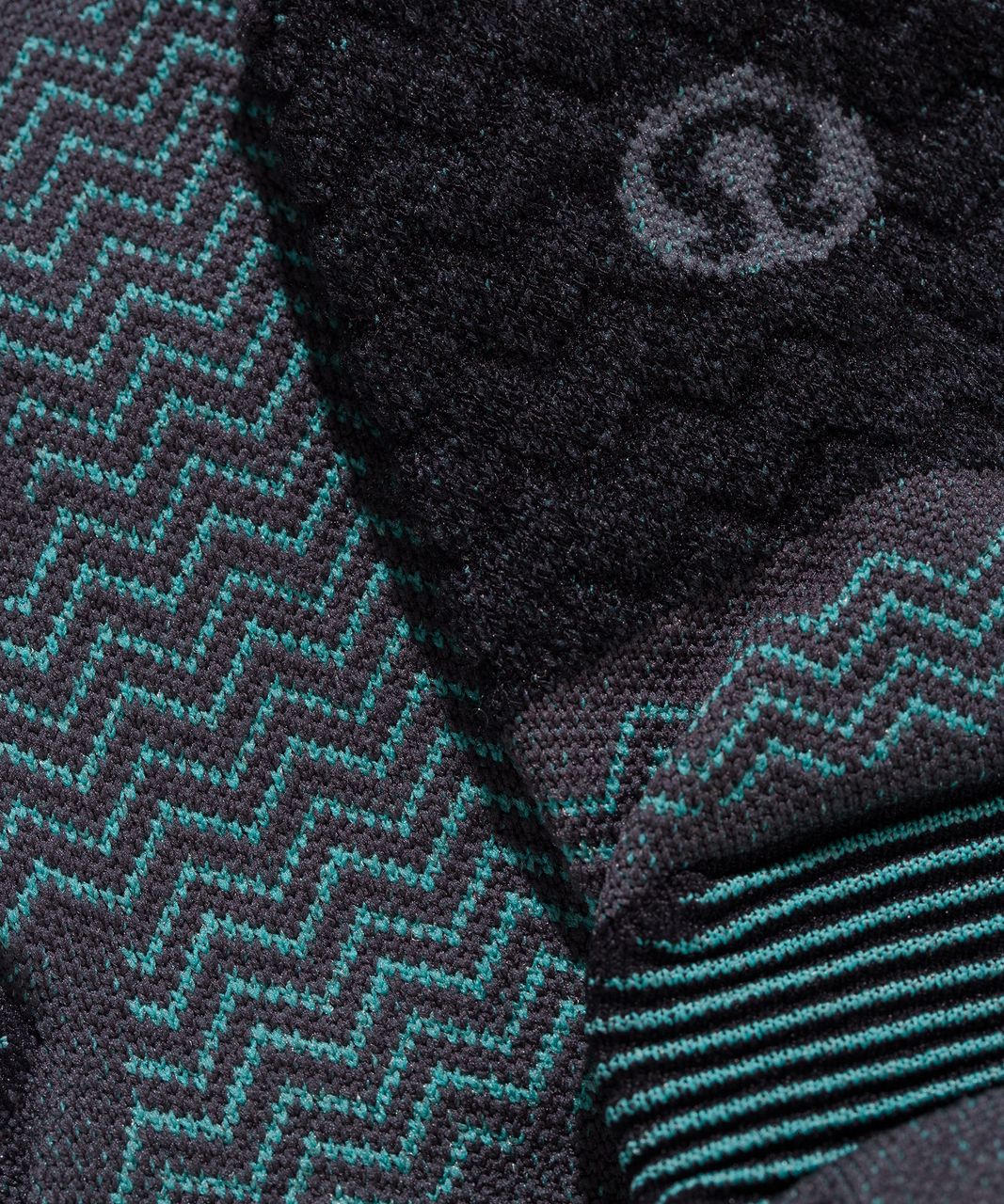 Lululemon Speed Sock *Silver - Blue Tied / Eucalyptus / Black