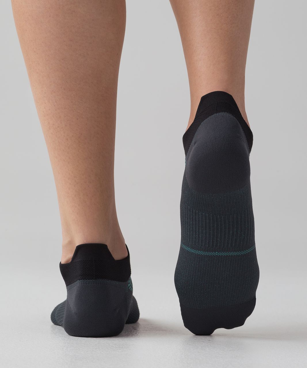 Lululemon Light Speed Sock *Silver - Blue Tied / Eucalyptus / Black