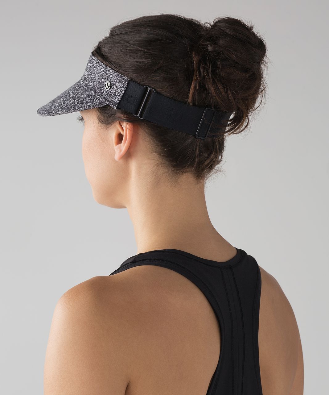 Lululemon Fast Paced Run Visor - Sea Spray Alpine White Dark Chrome