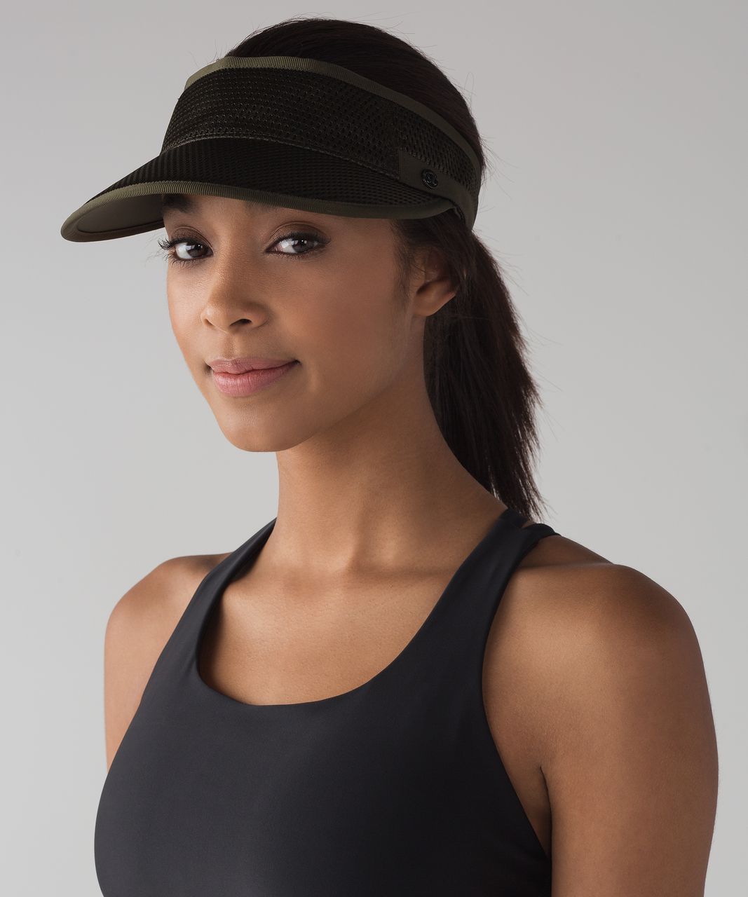 Lululemon Dash and Splash Visor - Dark Olive