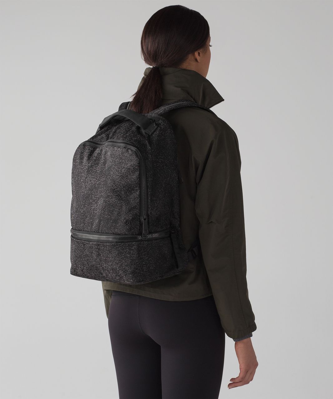 Lululemon Go Lightly Backpack (Reflective) - Glo Wild Black Reflective