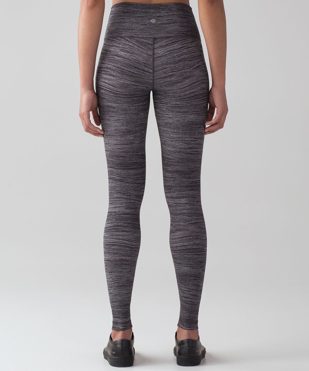 Lululemon Wunder Under Hi-Rise Tight (Full-On Luxtreme) - Bit Point Ice Grey Black