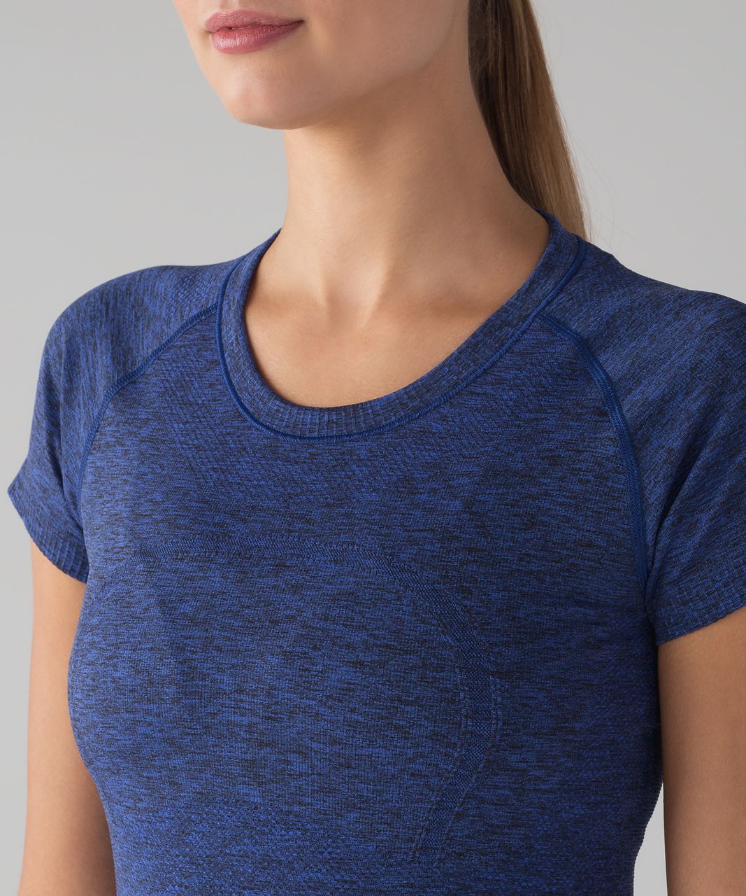 Lululemon Swiftly Tech Short Sleeve Crew - Blazer Blue / Black