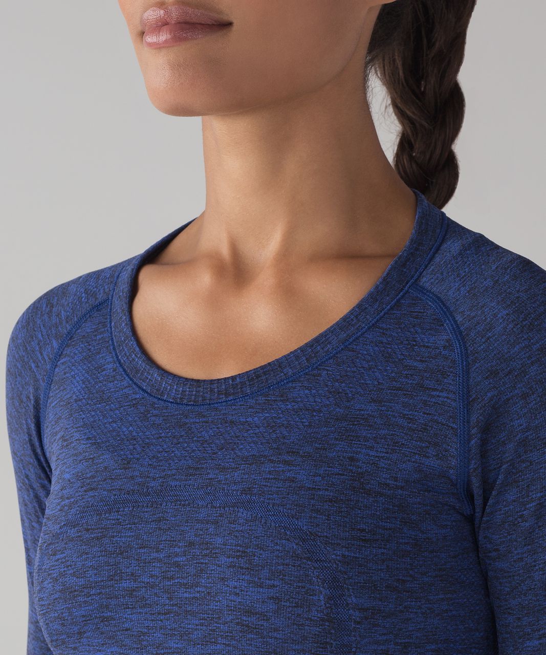 Lululemon Swiftly Tech Long Sleeve Crew - Blazer Blue / Black