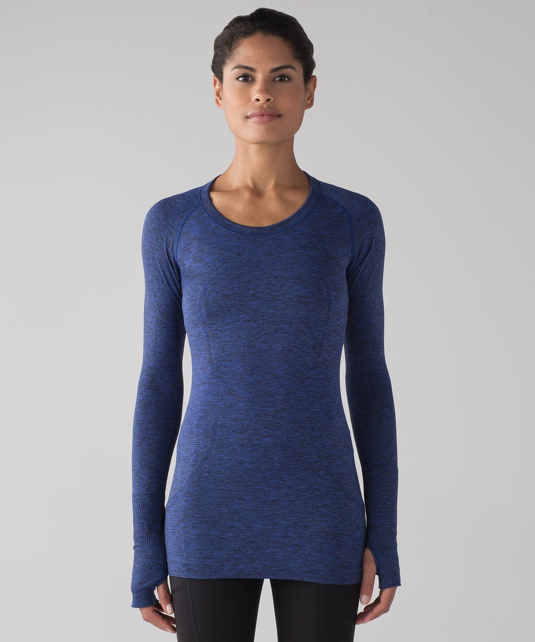 Lululemon Swiftly Tech Long Sleeve Crew - Blazer Blue / Black