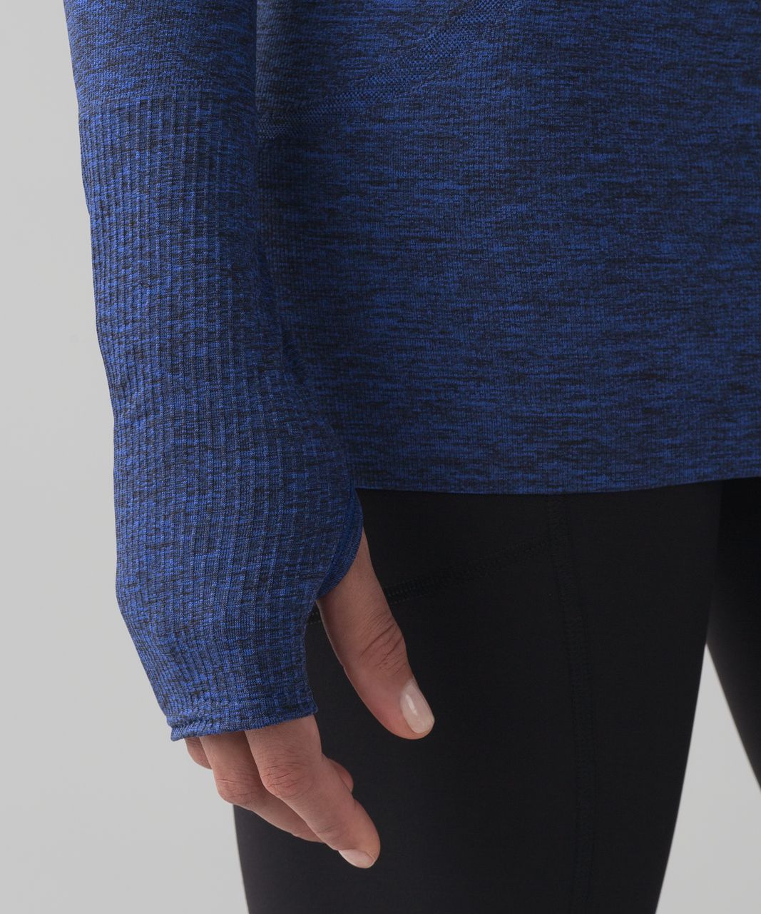 Lululemon Swiftly Tech Long Sleeve Crew - Blazer Blue / Black