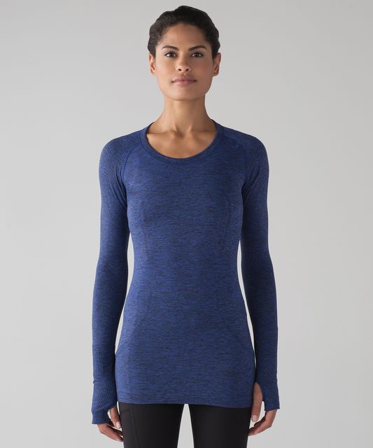 Lululemon Swiftly Tech Long Sleeve 2.0 *Race - Black / Black - lulu ...