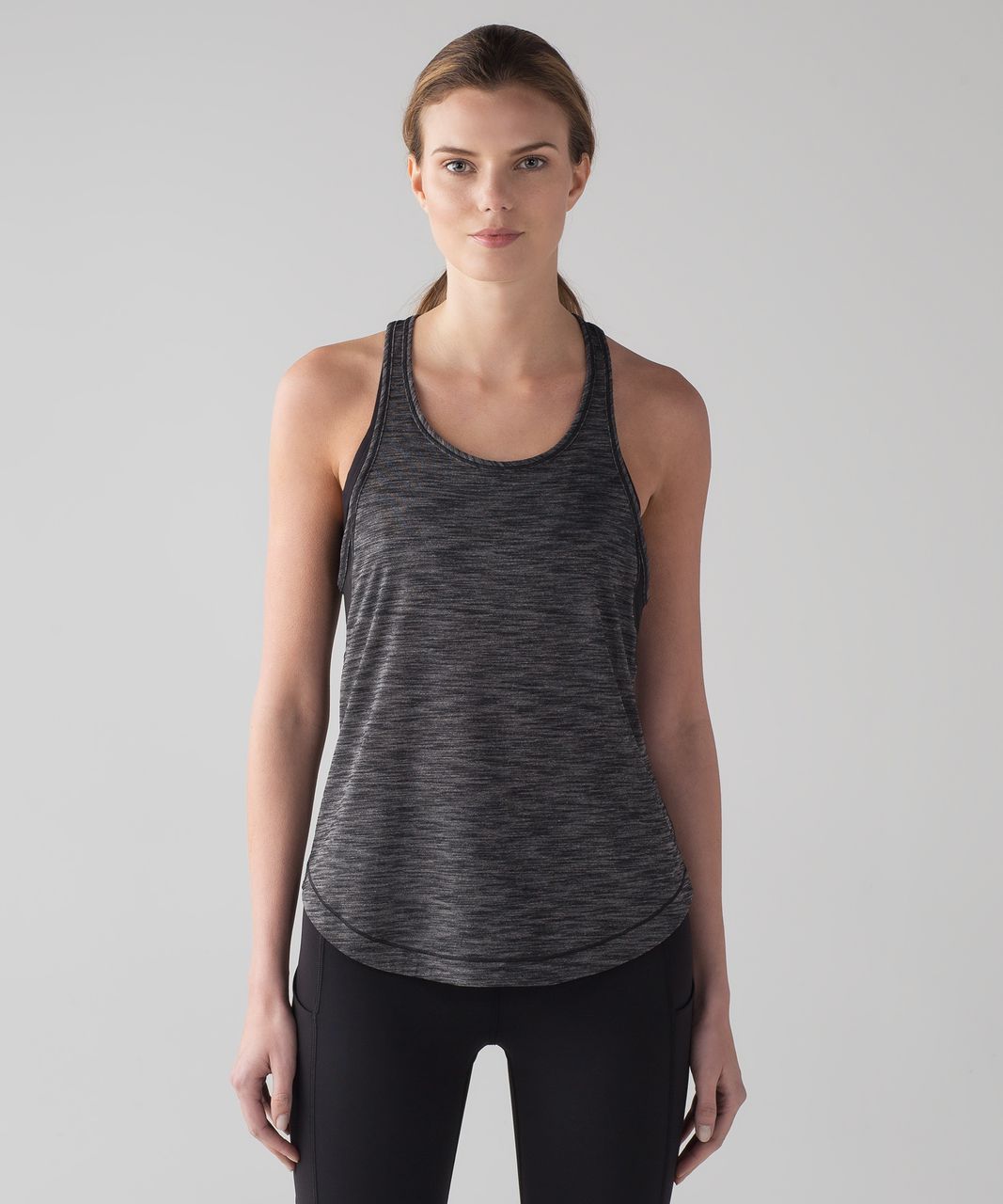 Lululemon Long Distance Tank - Heathered Black (First Release)