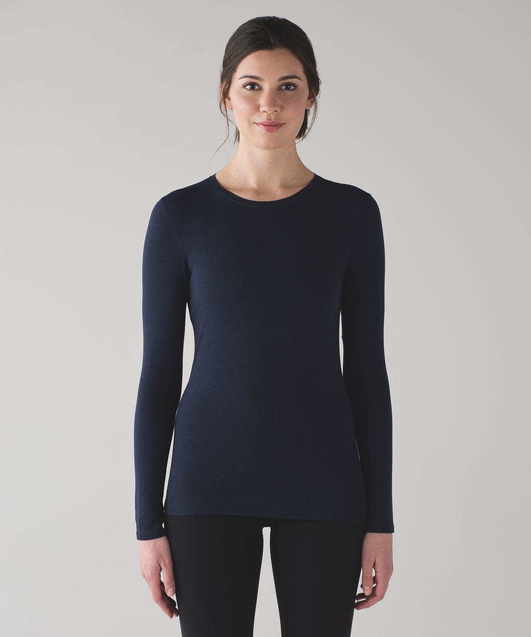 Lululemon Kitsilano Long Sleeve - Midnight Navy - lulu fanatics