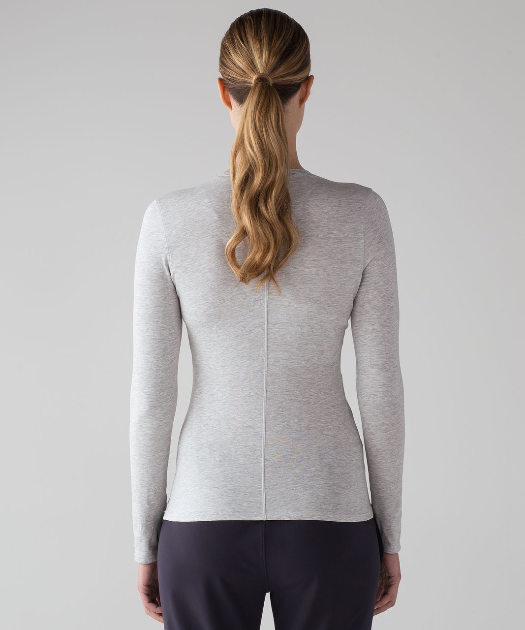 Lululemon Kitsilano Long Sleeve - Heathered Vapor