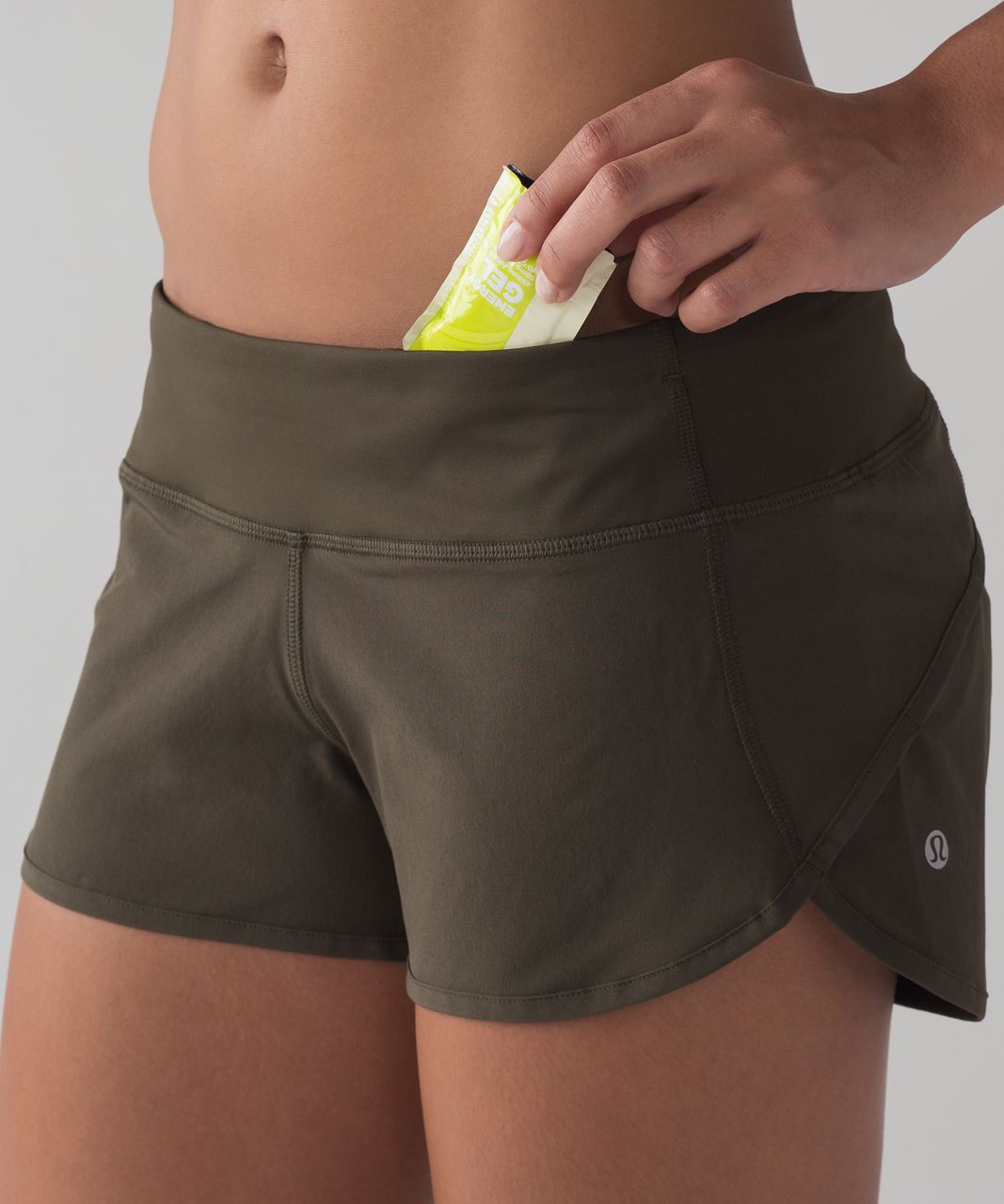 Lululemon Speed Short (4-way Stretch 2 1/2") - Dark Olive