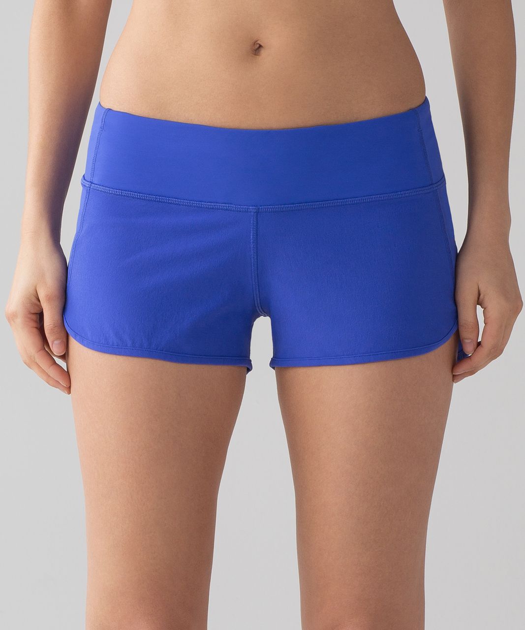 NEW LULULEMON RUN TIMES SHORTS 4-WAY STRETCH 4 NILE BLUE SIZE 2