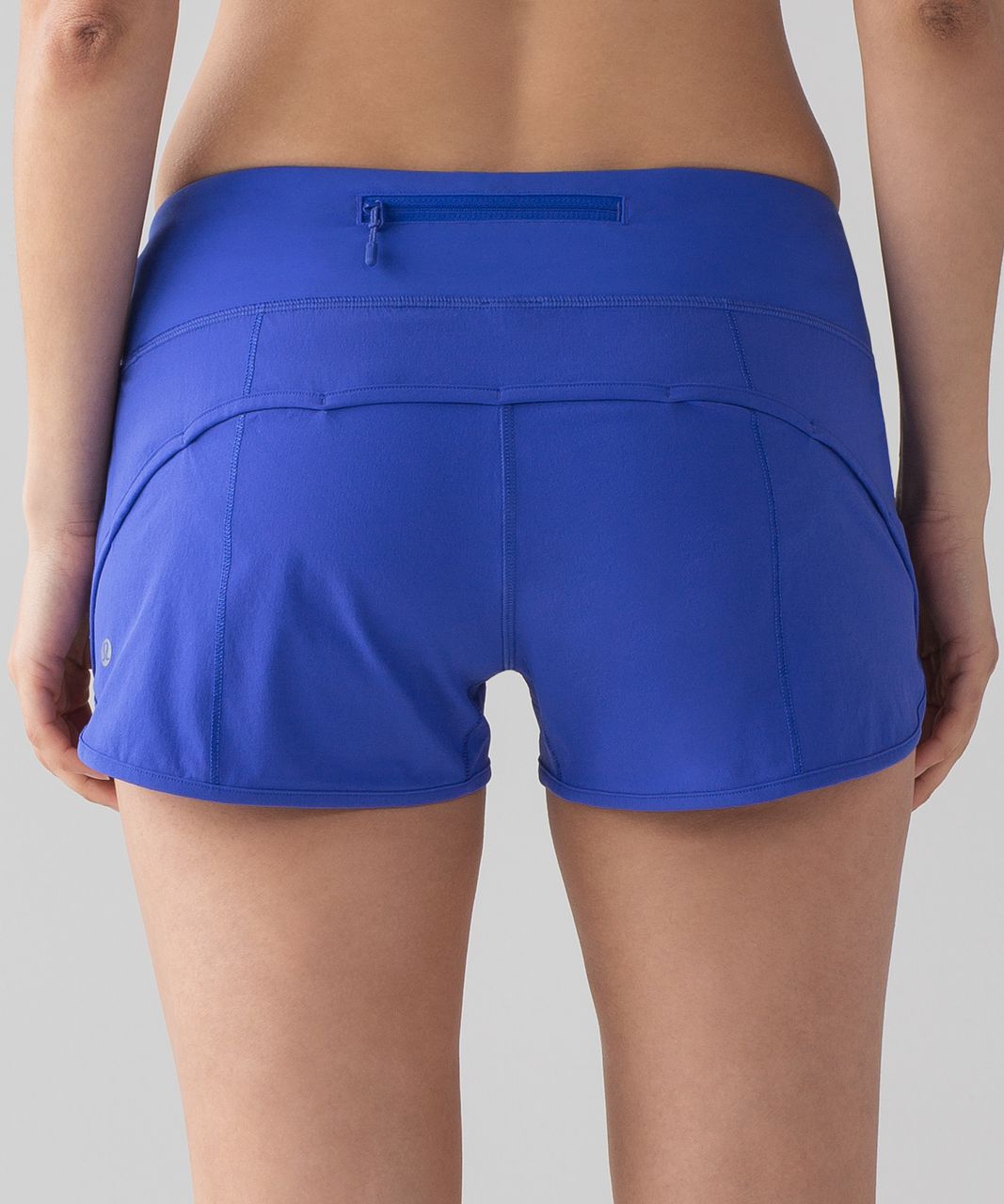 lululemon athletica, Shorts, Lululemon Speed Short 4way Stretch 25 Aerial  Drift Blue And Black Multi