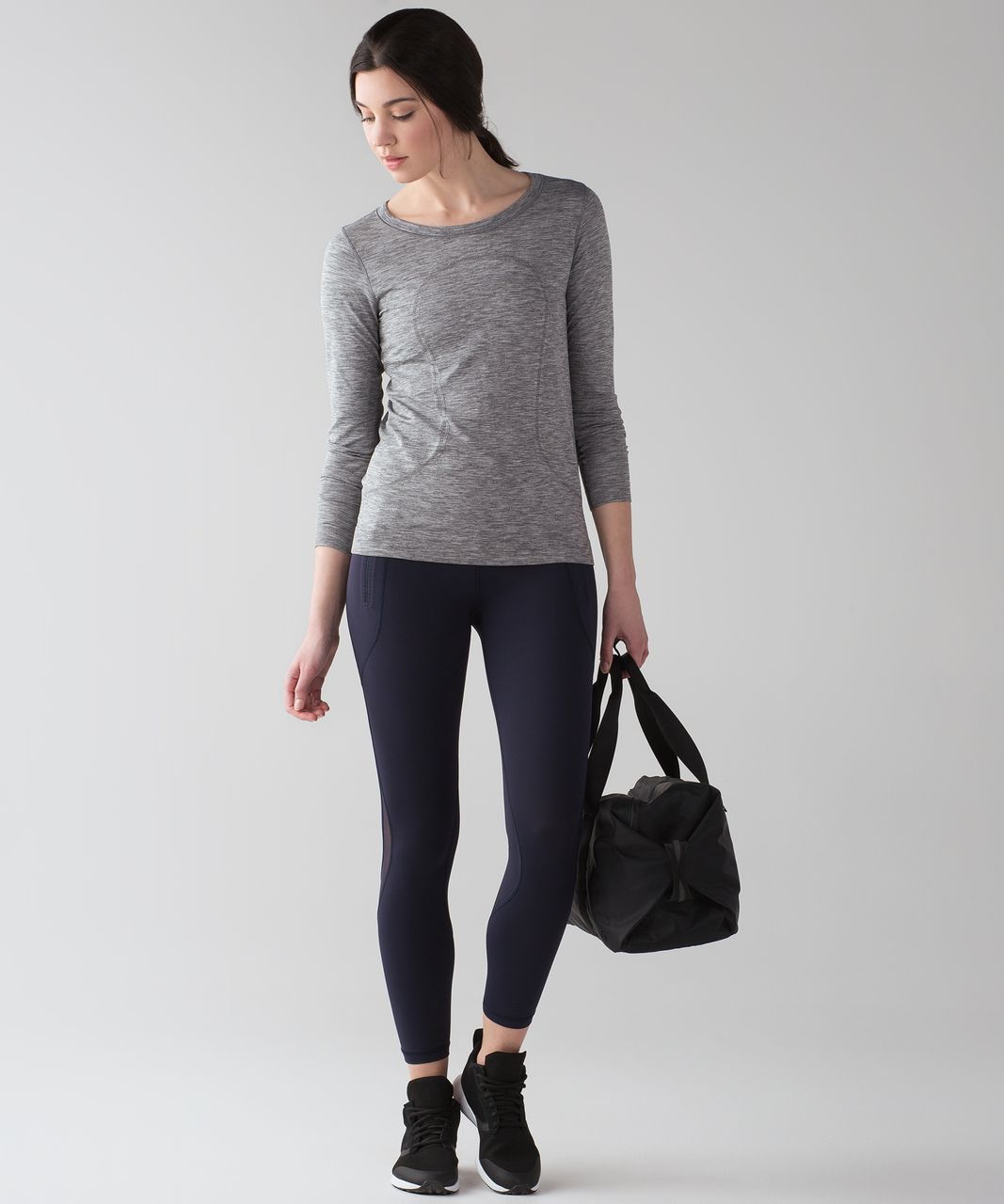 Lululemon Invigorate 7/8 Tight - Midnight Navy - lulu fanatics