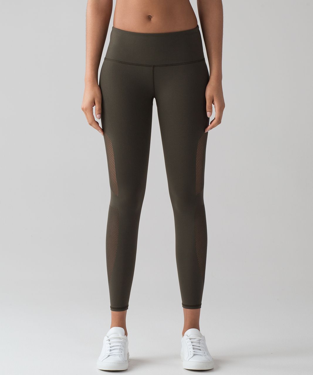 Lululemon Reveal 7/8 Tight - Dark Olive - lulu fanatics