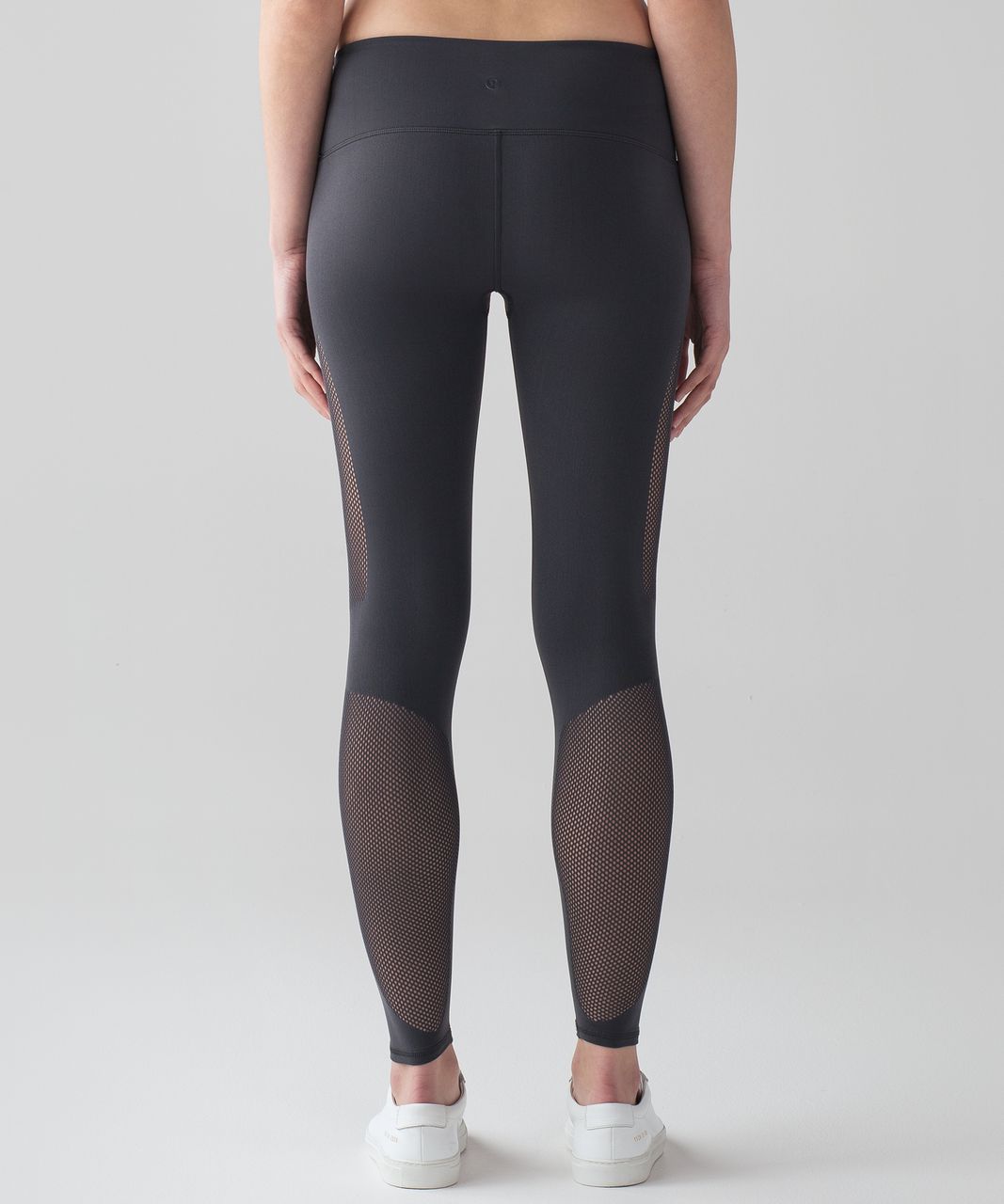 LULULEMON Sz 6 Lattice Mesh Side Leg with Side Pockets 9” Rise Comfort  Leggings