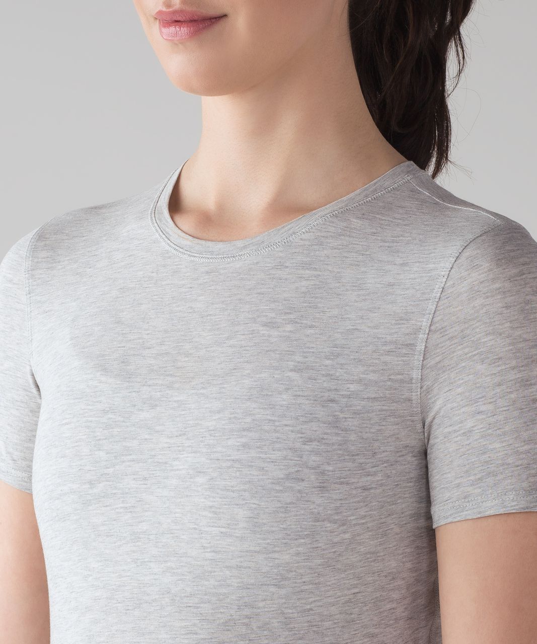 Lululemon Kitsilano Short Sleeve - Heathered Vapor