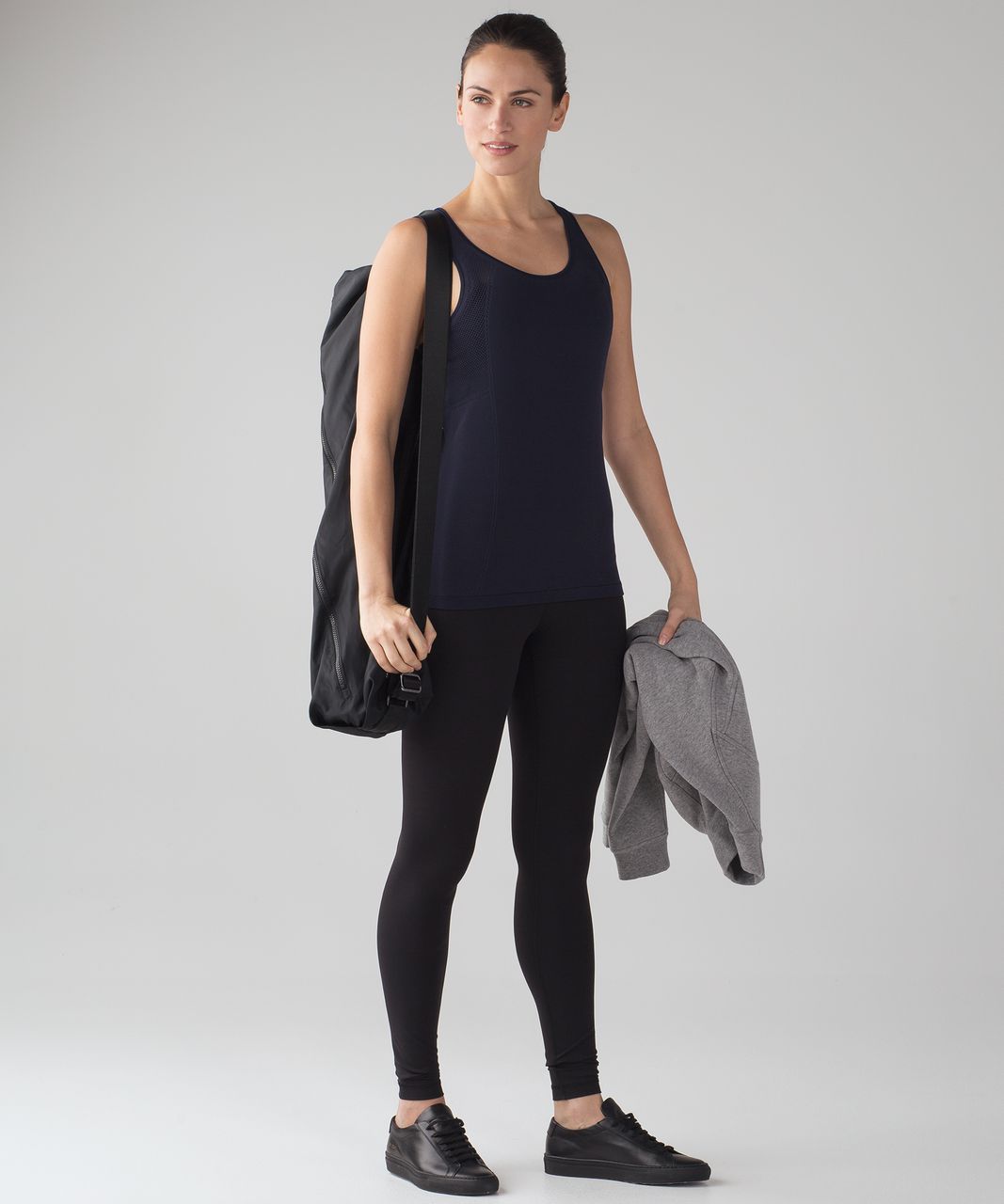 Lululemon Reveal Racerback Tank Top Midnight Navy Size Large - $32 - From  Pink