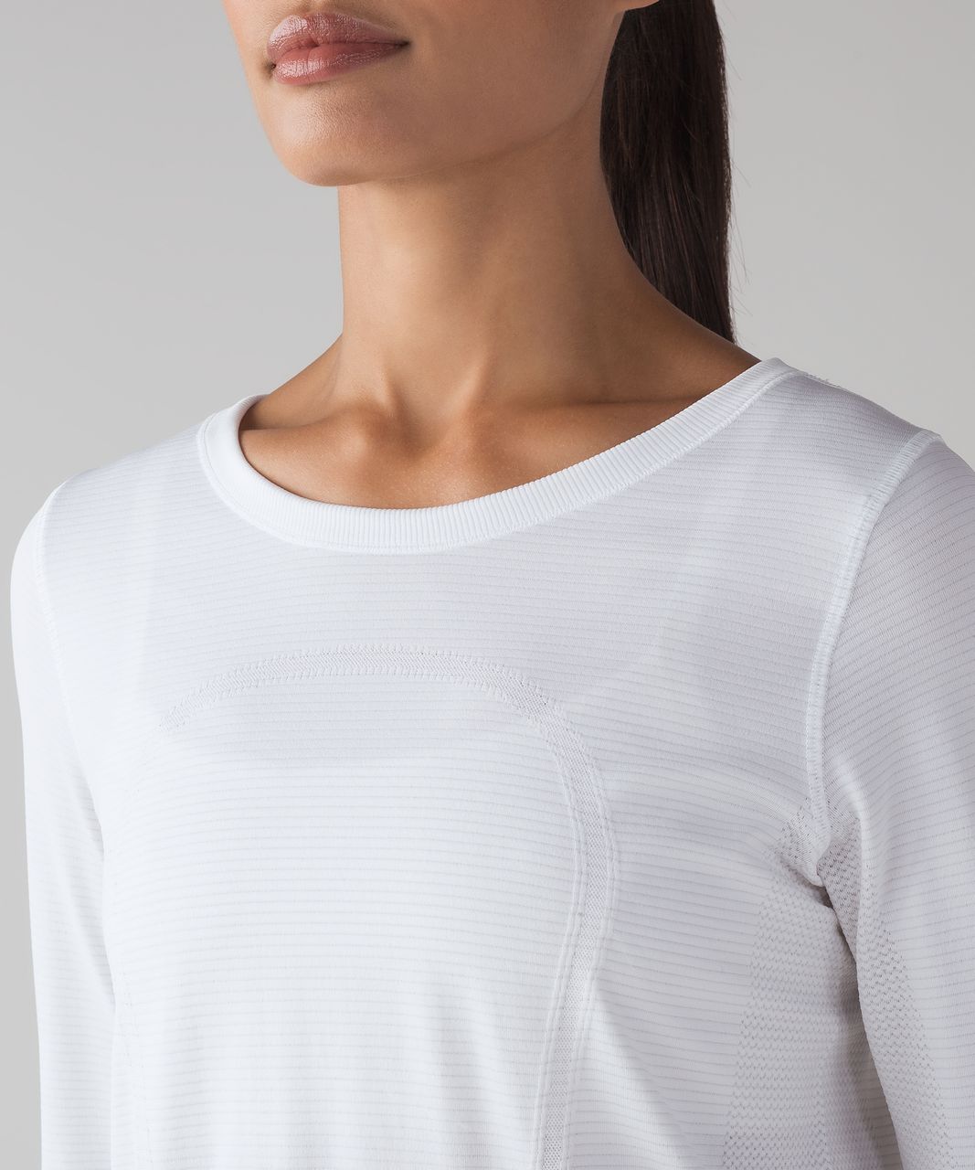 Lululemon Swiftly Tech Long Sleeve (Breeze) *Relaxed Fit - White / White  (First Release) - lulu fanatics