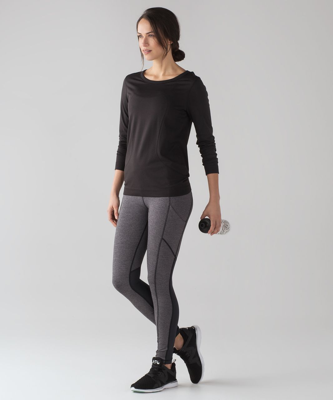 Lululemon Swiftly Tech Long Sleeve (Breeze) *Relaxed Fit - Black / Black (First Release)