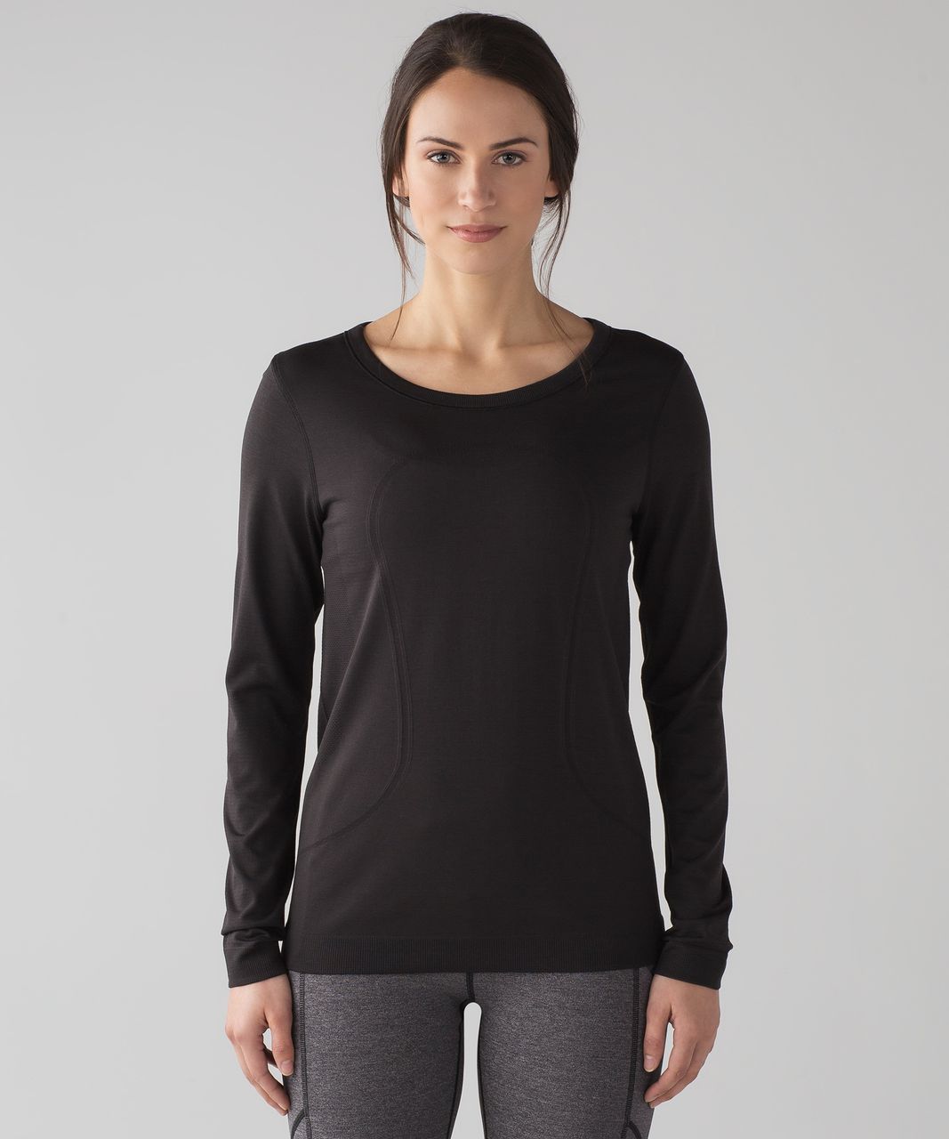 Lululemon Training Swiftly Relaxed Long-Sleeve Shirt - Black