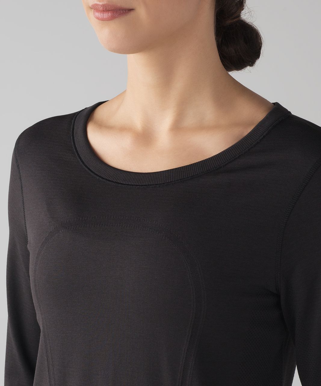 Lululemon Swiftly Tech Long Sleeve (Breeze) *Relaxed Fit - Black / Black (First Release)