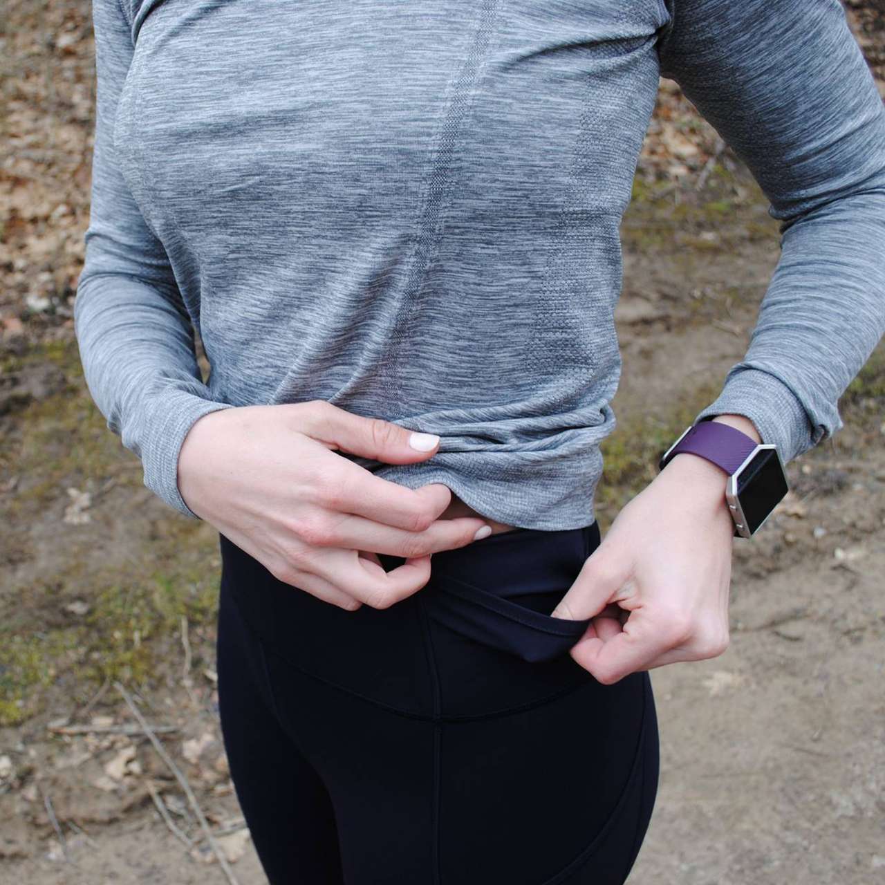 Lululemon Swiftly Tech Long Sleeve (Breeze) *Relaxed Fit - Slate / White (First Release)