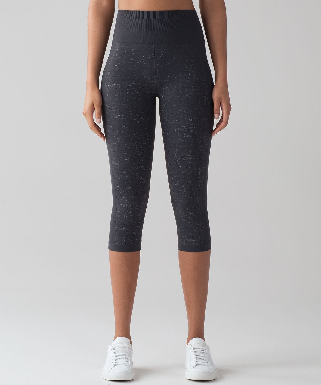 Lululemon Free To Flow Crop - Blue Tied / White