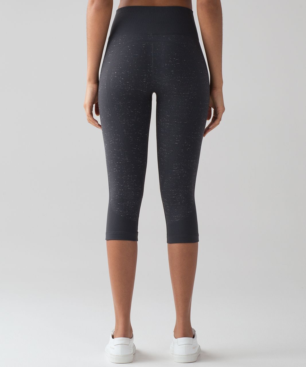 Lululemon Free To Flow Crop - Blue Tied / White - lulu fanatics