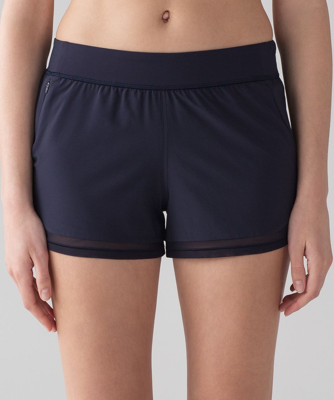 Lululemon Two With One Short (Reversible 3) - Midnight Navy / Chakra Print  Blueberry Jam Midnight Navy - lulu fanatics