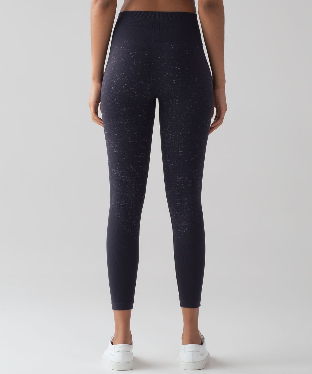 Lululemon Free To Flow 7/8 Tight - Midnight Navy / White