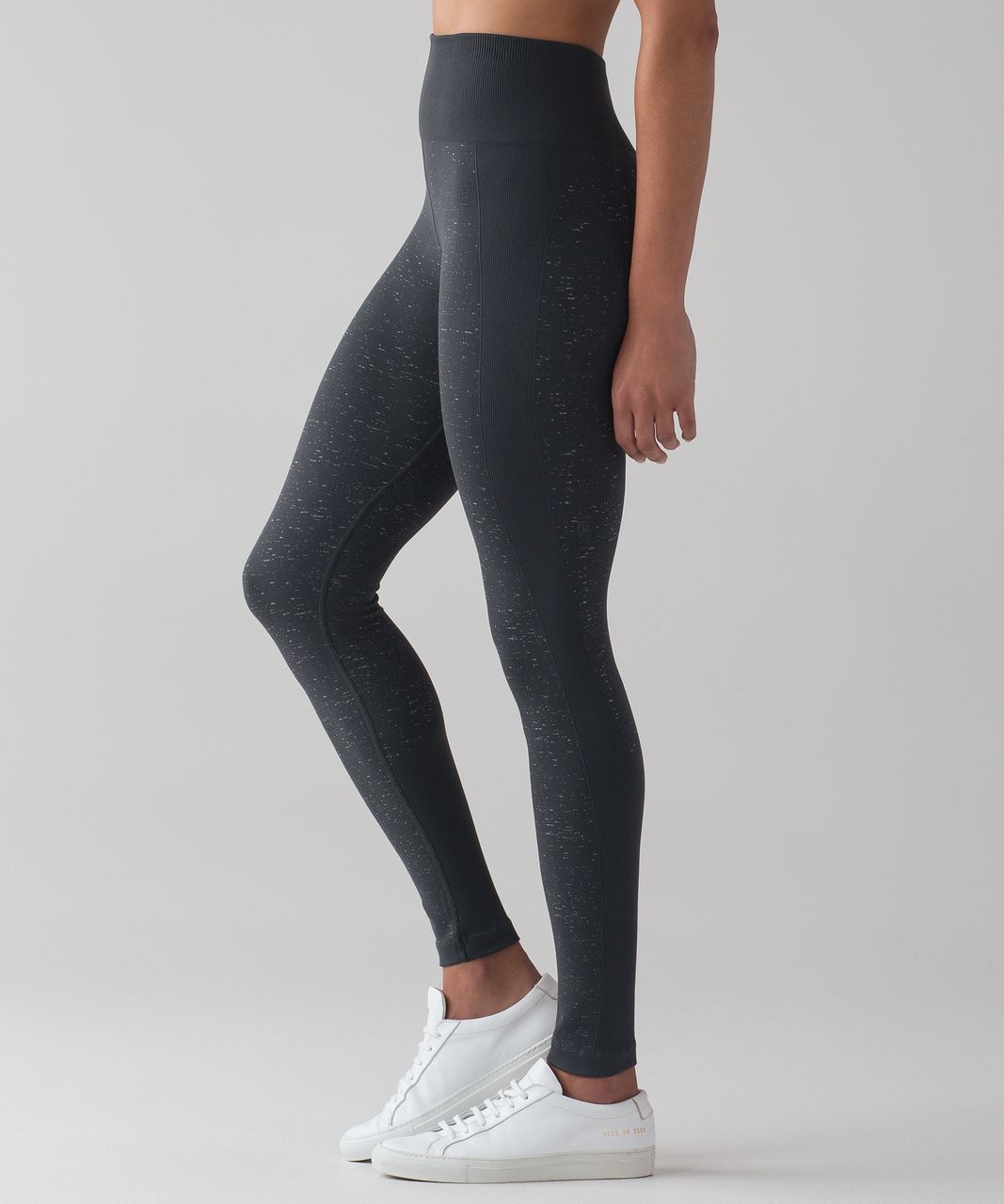 Lululemon Free To Flow 7/8 Tight - Blue Tied / White