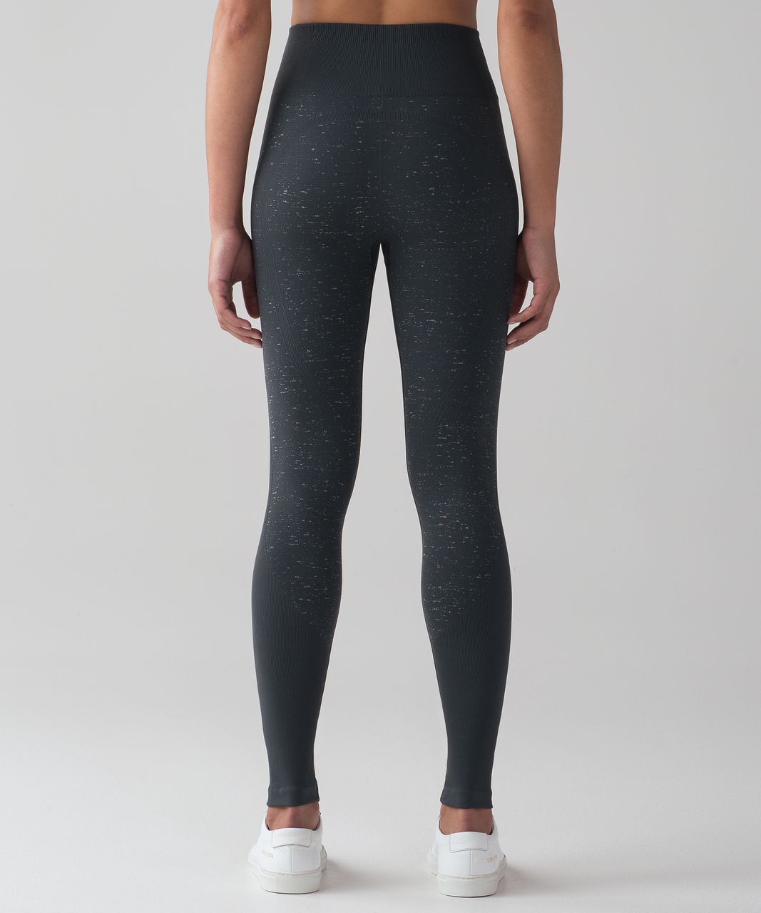 Lululemon Free To Flow 7/8 Tight - Blue Tied / White