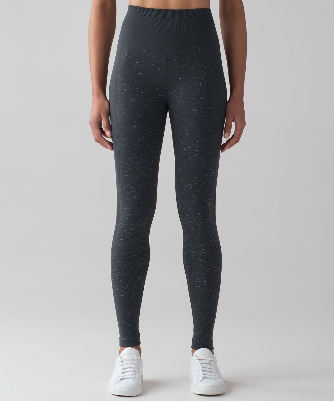 Lululemon Free To Flow 7/8 Tight - Blue Tied / White