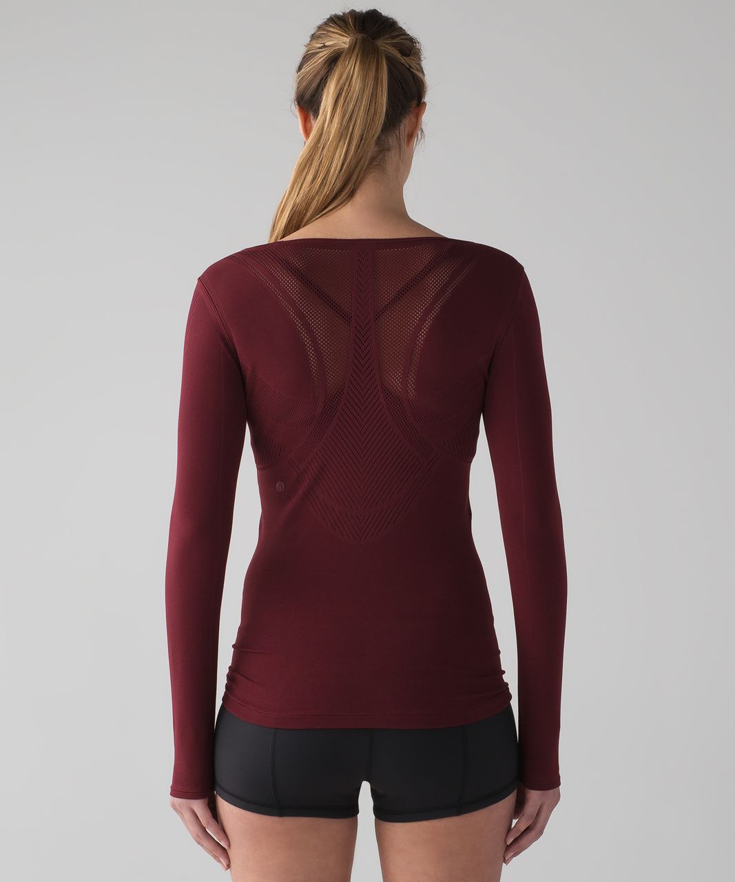 Lululemon Body Con Crop - Deep Rouge - lulu fanatics