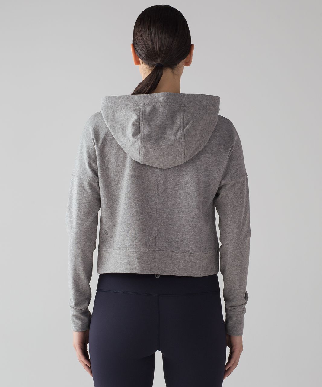 Lululemon Lululemon Hoodie Womens 12 Gray Zip Up Sweater Jacket Sweatshirt  Athletic Gym ^