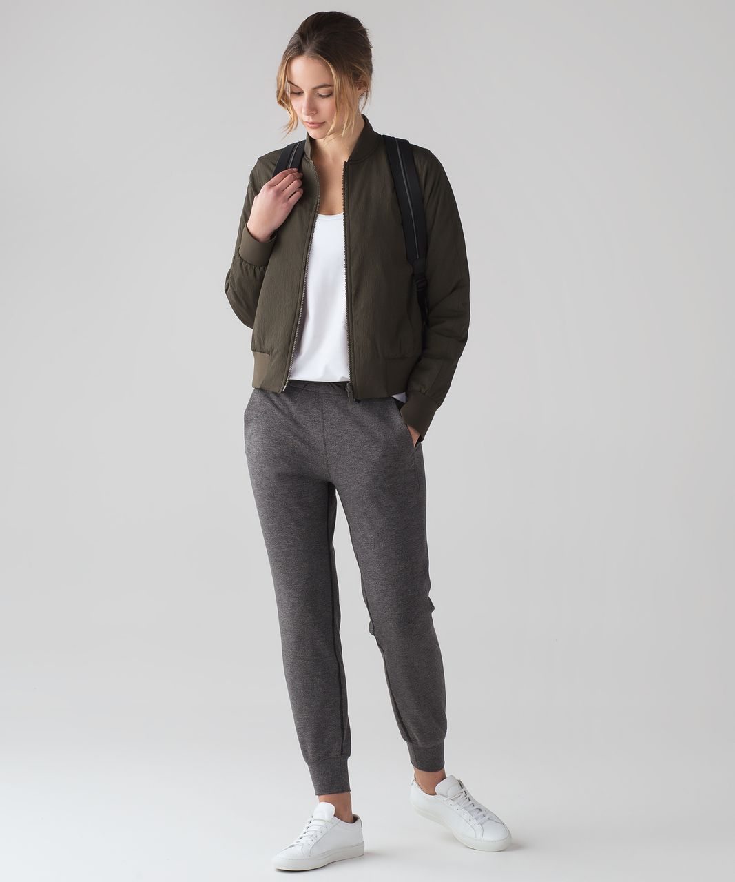 Lululemon On Track Jogger - Heathered Black