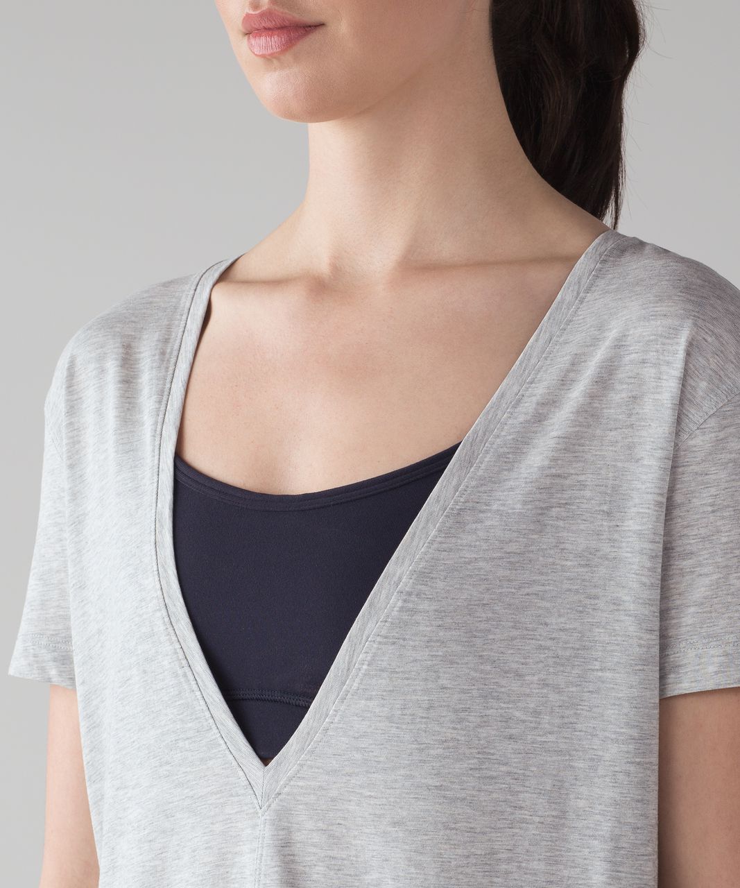 Lululemon Deep Cove Tee - Heathered Vapor