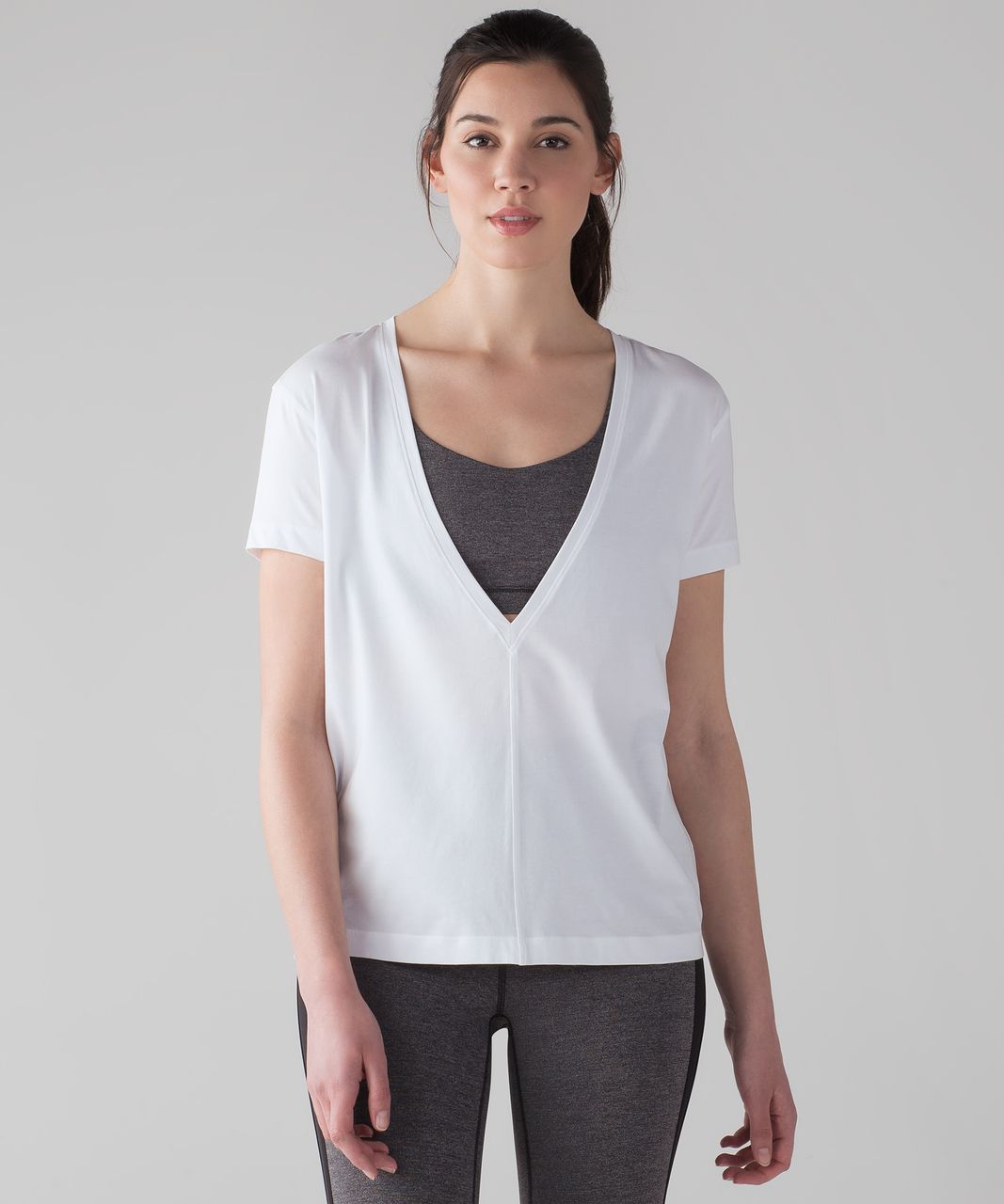 Lululemon Deep Cove Tee - White - lulu fanatics