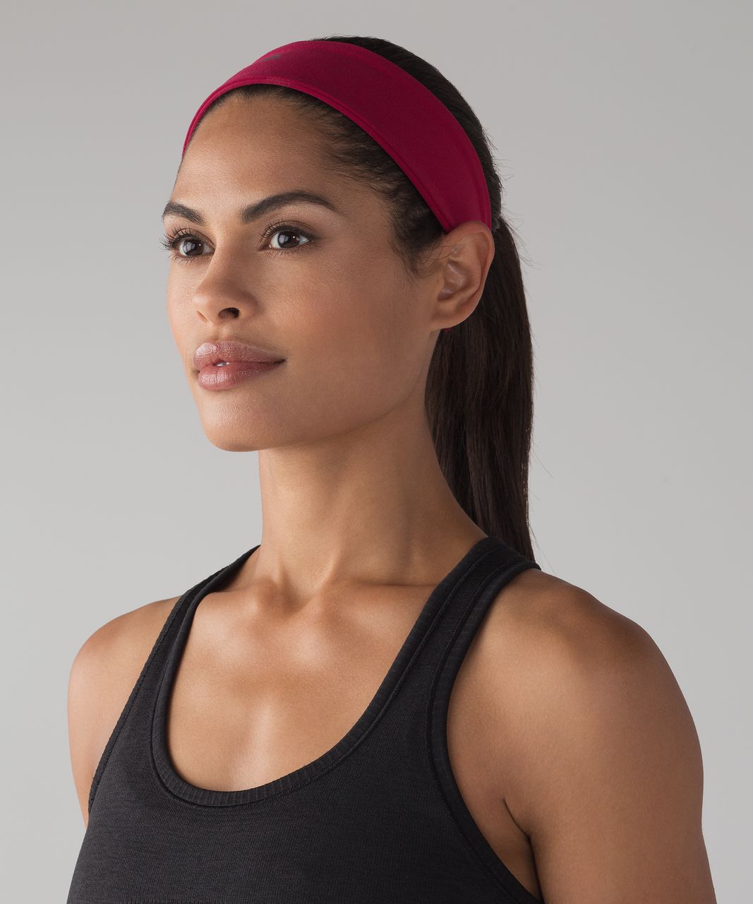 Lululemon Fly Away Tamer Headband II - Ruby Red