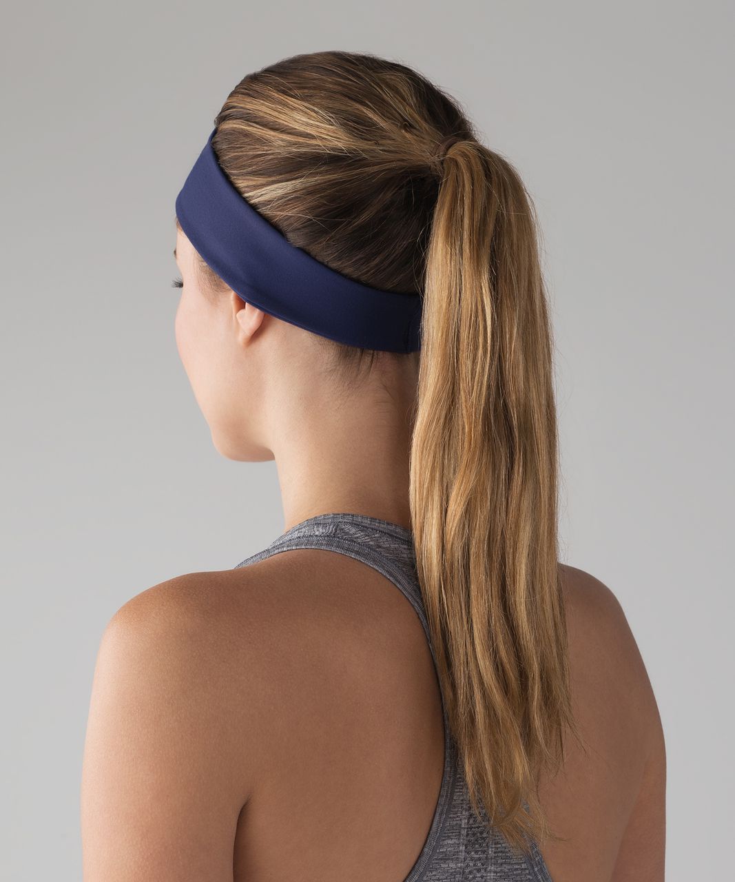 Lululemon Fly Away Tamer Headband II - Blueberry Jam