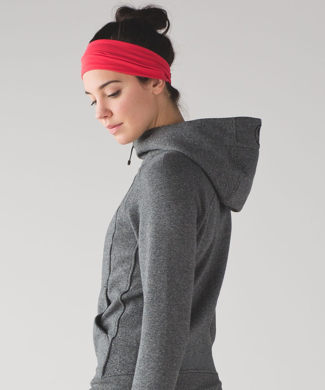 Lululemon Fringe Fighter Headband - Lush Coral / Heathered Lush Coral