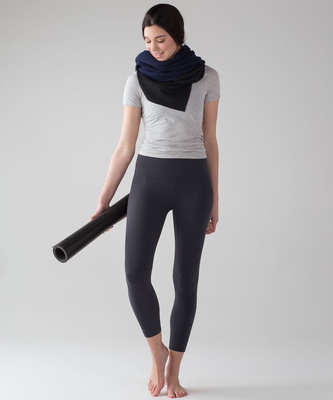 Lululemon Mandala Wrap - Heathered Hero Blue / Heathered Black