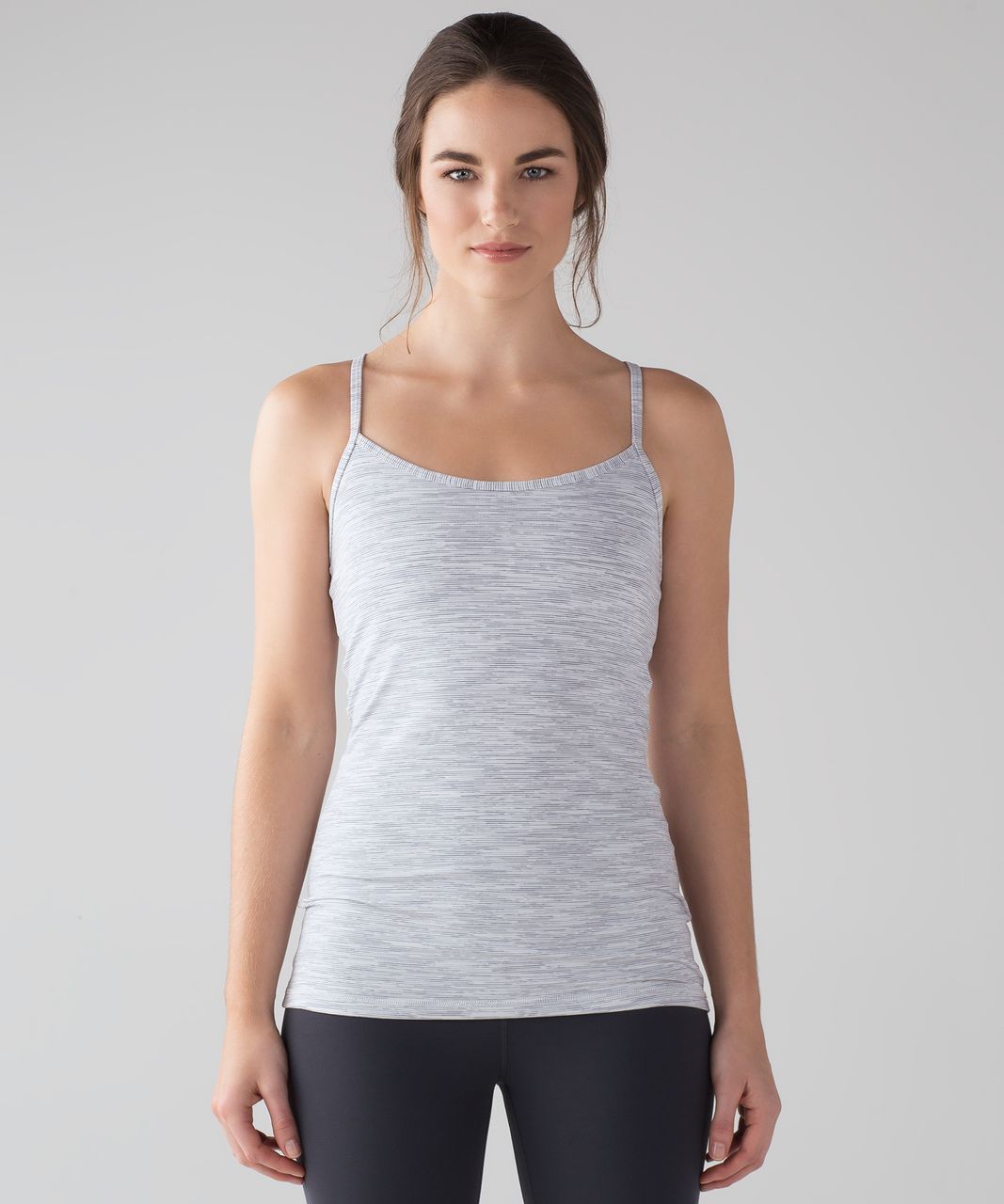 Lululemon Power Y Tank (Luon) - Wee Are From Space Nimbus Battleship