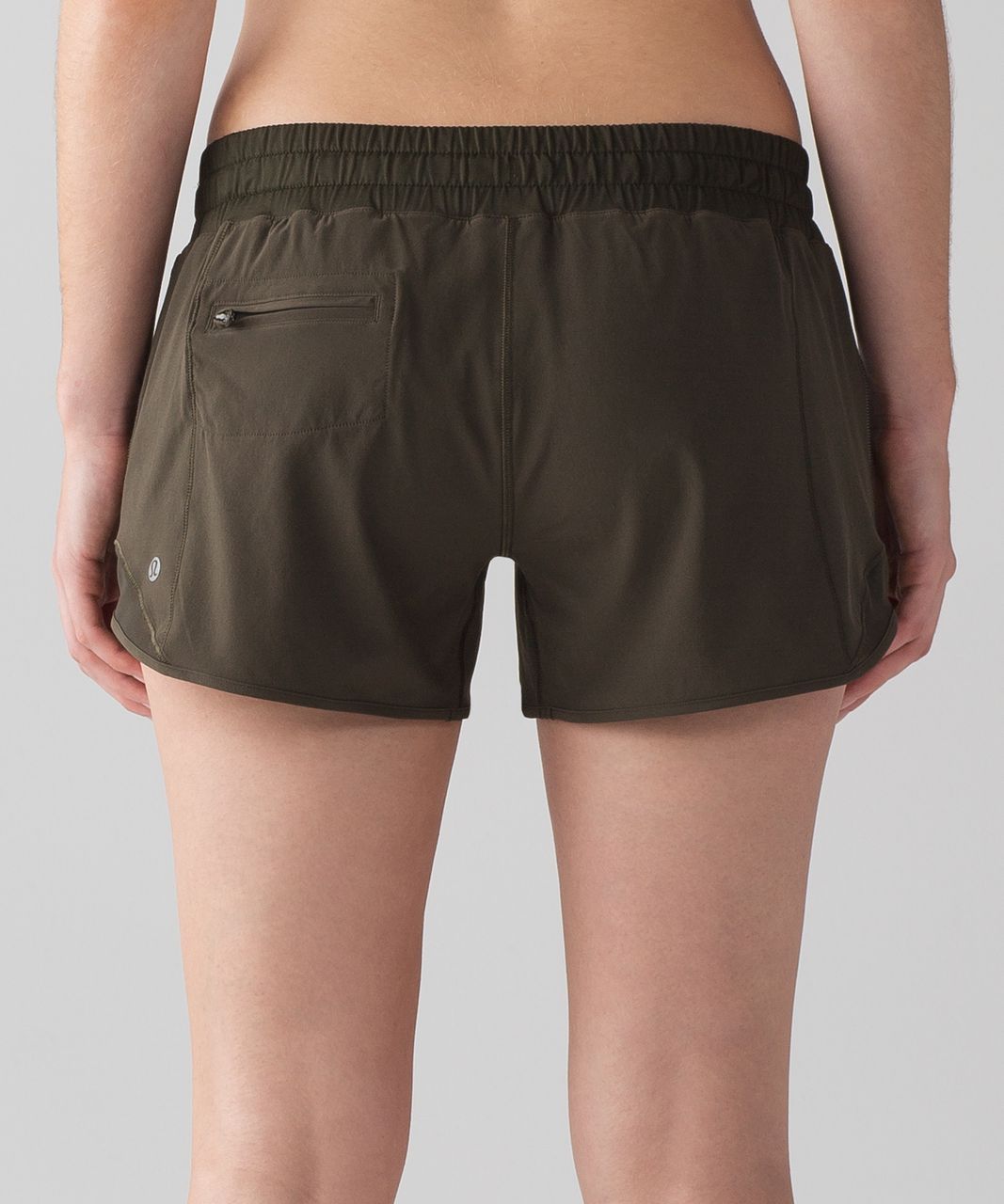 Lululemon Hotty Hot Short (Long 4") - Dark Olive