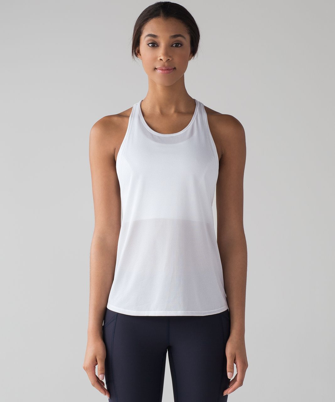 Lululemon Pushing Limits Tank - White - lulu fanatics